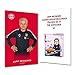 Produktbild FC Bayern München Adventskalender mit Jupp Update + 5 Stück gratis Aufkleber "München forever" Weihnachtskalender FCB Kalender