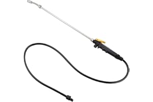 VANPET Replacement Sprayer Wand for Ryobi, Stainless Steel Sprayer Wand with Adjustable Nozzle, Trigger Wand & Hose Compatible with Ryobi P2803 Sprayer (29 Inches Sprayer Wand)