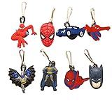 AVIRGO 8 pcs Zipper Pull Charms for Jacket Backpack Bag Pendant Set # 16-2