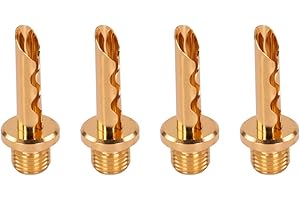 Rembus Bananenstecker Ersatz Spitzen | vergoldet | 4 Stück | BS-200