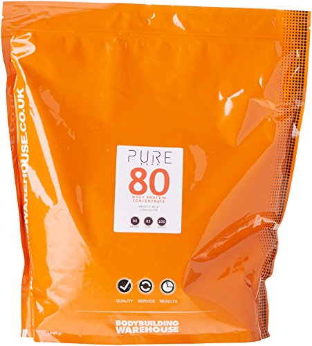Pure Whey Concentrate 80 Protein Powder - Excellent Amino Profile for Lean Muscle Building, Growth and Recovery. Grass-fed, Low & No Added Sugar - Smooth Milk Chocolate, 2kg