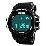 Luxus Herren Analog Digital Militär Heer Sport LED Wasserdichte Armbanduhr für Ehemann Freund Groveerble
