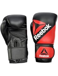 Reebok RSCB-10200RDBK Guantes para Boxeo, Negro, 16 Oz