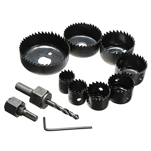 Baban Lochsäge Set 11pcs Lochsägen Bohrer Holz Werkzeug Dosenbohrer Bohrkronen 19-24mm - 4