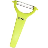 Amazon Brand - Solimo Plastic Kitchen Peeler - Green