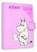 Produktbild Stoff gebundenen Taschenkalender & Organizer - Moomins - Rosa - Größe 145mm x 110mm