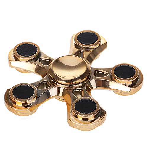 Mmrm Light ADHD Anxiety Autism Stress Reducer Fidget Hand Five Quinary Spinner EDC Toy