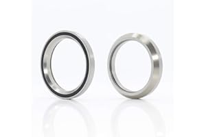 FUSHIBEARING ACB52H8 Bicycle Headset Bearing Cover, Size 52x40x8mm 45x45 Degree Chrome Steel Tapered Upper Lower ACB Bearings Tapered, Parts Repair for FSA Shimano Crank