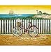 Produktbild SINABC Diamant Malerei DIY 5D Bike Beach Runder Bohrer Mosaik Kreuzstich Angst Lindern Kreativität Entdecken Frameless 40X50Cm