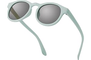 Ahlsen Gafas de sol para bebés con correa Marco flexible polarizado Irrompible Gafas de sol para niñas y niños Protección UV para recién nacidos, niños pequeños, niños de 0 a 24 meses