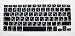 Produktbild Silikon arabischer Tastatur Schutzfolie/Skin für Apple MacBook Pro 13/15 Air 43.18 cm, 33.02 cm (EU/UK Layout) Schwarz/ISO