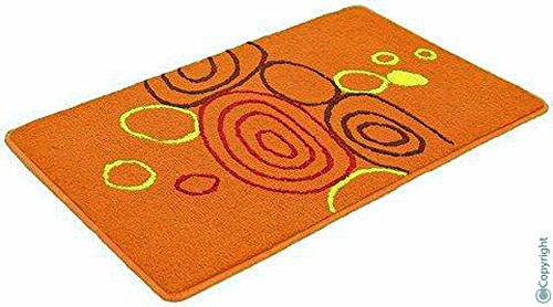 XXL Badematte Badmatte Duschvorleger Badvorleger Vorleger Badteppich orange 80 x 150 cm (785812)
