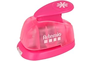 Artemio VIHCP806 Mini Perforatrice à Levier Fleur Plastique Multicolore 6,5 x 4 x 10 cm