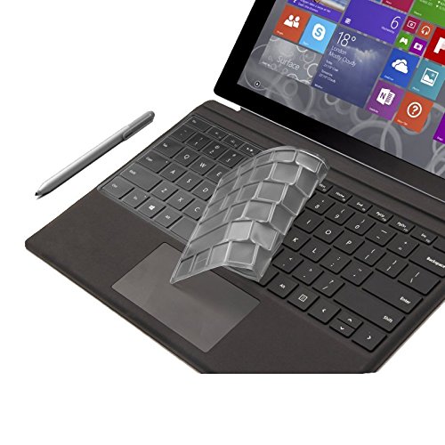 Xskn Ultra dünner, transparenter Tastaturschutz aus TPU-Kunststoff für Microsoft Pro 4, US-Layout - 8