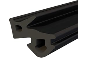 DQ-PP S-1126 VEKA guarnizione per finestre, colore nero, 10 m, in gomma, per finestre in PVC, per profili in alluminio, per porte