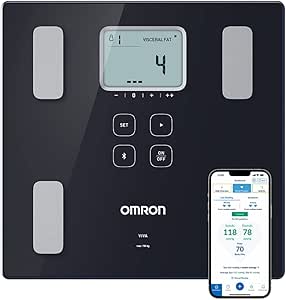 Die smarte Körperanalysewaage OMRON VIVA mit Bluetooth misst Körperfett,  Gewicht, Viszeralfett, Skelettmuskelmasse, Grundumsatz und den BMI :  Amazon.de: Drogerie \u0026 Körperpflege