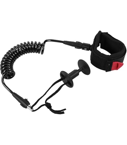 Bodyboard Leash Réglable Planche De Surf Biceps Enroulé Poignet Laisse Avec Bouchon - Taille Unique, Bleu