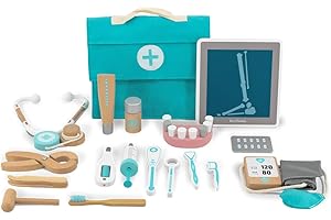 Beeloom – Maletín de Doctor Medikid con Accesorios de Madera para niños de + 3 años