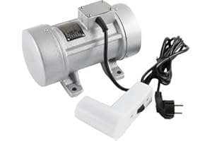 ECUTEE Vibrator Asynchroner Vibration Motor Beton Zement Intensiv Vibratormotor Industrielle Tischvibrationsmaschine Betonverdichter Vibrationsmotor für mechanische Geräte, 280W 2840U/min 220V