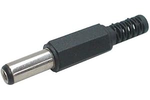 VS-ELECTRONIC - 609024 Kunststoffhülse DC-Stecker, 2.5 mm x 5.5 mm x 14 mm CD012
