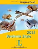 Image de Langenscheidt Sprachkalender Berühmte Zitate 2012 - Abreißkalender