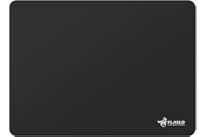 FLASLD - Tapis de gril de protection ignifuge pour terrasse, pelouse et patio, 91 x 122 cm, imperméable et résistant à l'huile, noir