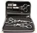 Hairdressing Barber Scissors Set with 1 x 6" Scissors, 1 x 6" Thinning Scissors and 1 x 5.5" Barber Scissors, Great Value