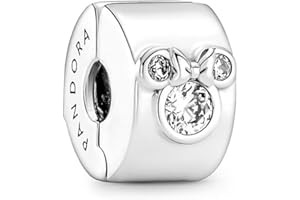 PANDORA - Charm Disney Mickey Mouse e Minnie, in argento sterling