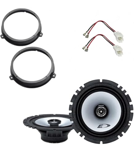 Kit 2 Casse Compatibile Con Fiat Panda Dal 2003 Al 2012 169 Seconda Serie Con Adattatori E Supporti Altoparlanti Hertz ANTERIORE Dcx 170.3 - Foto 4