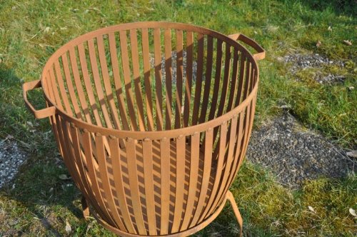 RIESEN Feuerkorb Globus Sehr stabil , SCHWER Feuerschale Rost - 4