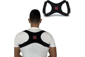 TULPAR™ Haltungskorrektur für Frauen & Männer - verstellbarer Stützbügel für den oberen Rücken & Wirbelsäulenbegradigung - mit zusätzlichen Riemen zur Größenanpassung & Anleitung zur Haltungskorrektur