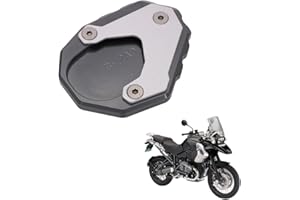 AnXin Motorrad CNC Kickstand Fuß Seitenständer Erweiterung Pad Stützplatte für B.M.W R1200GS 13-18 R1200GS LC ADV 13-18 R1200GS Rallye 16-18 R1250GS 2018 High Version – Titan