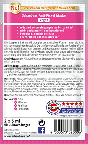 Schaebens Anti-Pickel Maske, 15er Pack (15 x 10 ml) - 2