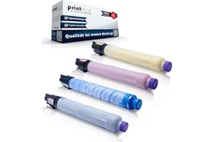 ‎PRINT-KLEX GMBH & CO.KG 4X Print-Klex Tonerkartuschen kompatibel mit Ricoh Aficio MP C305 sp MP C305 SPF 41618 841595 841596 841597 TYPEMPC305E TYPMPC305 TYP MPC305 Schwarz Blau Rot Gelb - Office Pro Serie