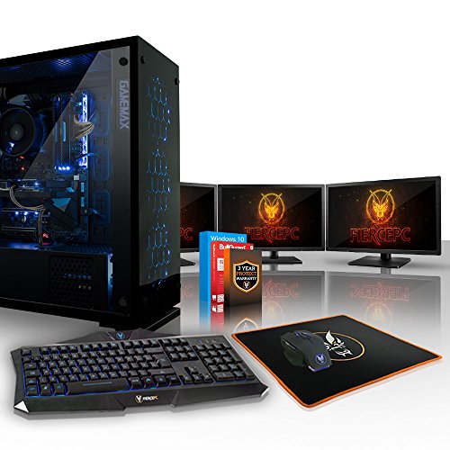 Fierce GUARDIAN Spielcomputer - schnell AMD Ryzen 5 1500X 3.7GHz - 16GB 2133 MHz DDR4 RAM - NVIDIA GeForce GTX 1060 6GB - (392061)