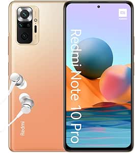Xiaomi Redmi Note 10 Pro - Smartphone 6+64GB, 6,67” 120Hz AMOLED DotDisplay, Snapdragon 732G, 108MP Quad Camera, 5020mAh, Gradient Bronze (UK Version + 2 Years Warranty)