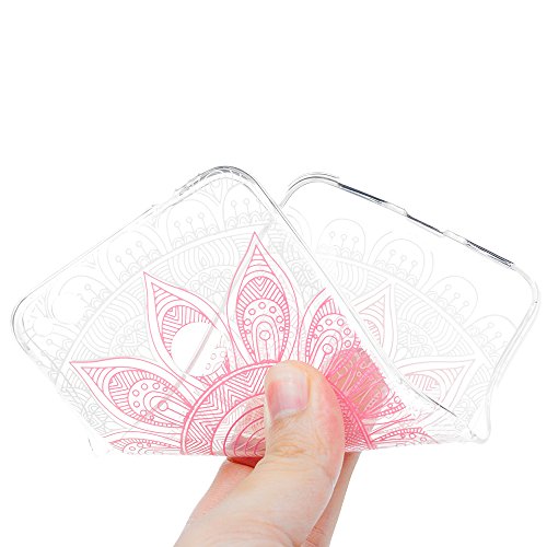 Lanveni Huawei P8 lite 2017 Hülle × 3, Handyhülle P8 lite 2017 Hülle Etui Protective Case Cover TPU Silikon Schutzhülle Bumper Handytasche TPU-Bumper Weiche Silikon Case mit Bunte Cover Design (EINHORN) - 6