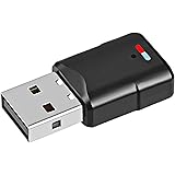 JeoPoom Bluetooth Adapter für PS5/PS4/PS4 Pro/PS3/Switch, USB Bluetooth 5.0 Sender Adapter, Bluetooth USB Dongle Stick, Plug
