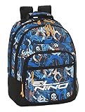 Safta El Niño Mochila Doble Adaptable, 32 x 42 cm, Color Azul