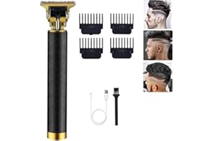 GENERIC Hair Clippers Beard Trimmer for Men,Electric Cordless Rechargeable Hair Trimmer Set for Barbers and Home,USB Zero Gapped T Blade Hair Cutting Kit,Gift for Men