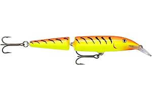 Rapala - Esca da Pesca Artificiale Spinning Jointed - Esca Finta di Simulazione per Acqua Dolce in Legno di Balsa - Prodotta in Estonia - profondità di Nuoto 0.9-1.2m