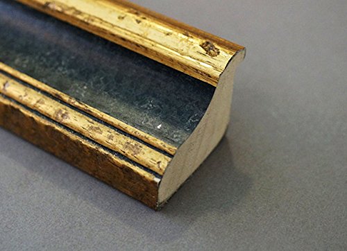 Spiegel Wandspiegel Badspiegel – Genua Schwarz Gold 4,3 – handgefertigt – 200 Größen zur Auswahl – Antik, Barock – 60 x 90 cm AM - 6