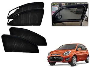 Kozdiko Zipper Magnetic Sun Shades Car Curtain for Ford Old Figo (2009-2014)