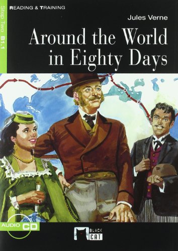 Around The World In 80 Days+cd (b11) (Black Cat reading And Training)