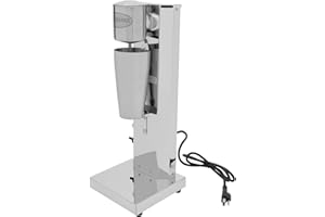 CIOUNMB Electric Drink Mixer: 180 W Milkshake Maker with 650 ml Stainless Steel Cup and 2 Speed Levels, Drink Mixer