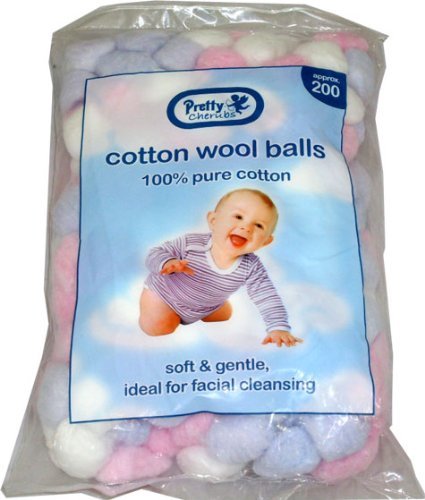 Pretty Cherubs Colour Cotton Wool Balls 200
