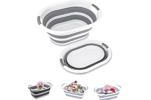 SHJOEE 40L Plegable Bañera para Perros Multifuncional Caja Almacenamiento Cesta Colada Plegable Cesto Ropa Sucia Limpia Cubo Plástico Estanco Organizador Portátil Bañera para Pequeños Medianos y Gato