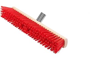 ToM PaR Balai de Rue | Balai | Balai avec Support de Manche métallique | Balai Industriel Large | Balai de Salle | Balai de Jardin | Balai Grande Surface | Terrasse | Garage | Jardin | 50 cm