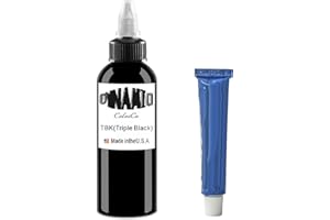 UMIKAkitchen Czysty czarny tusz do tatuażu, tusz do tatuażu (120 ml)