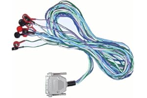 TECHNOMEDIA Kit Cavi per Elettrodi Beauty Center Biosan presa 25 poli 12 clip 4mm